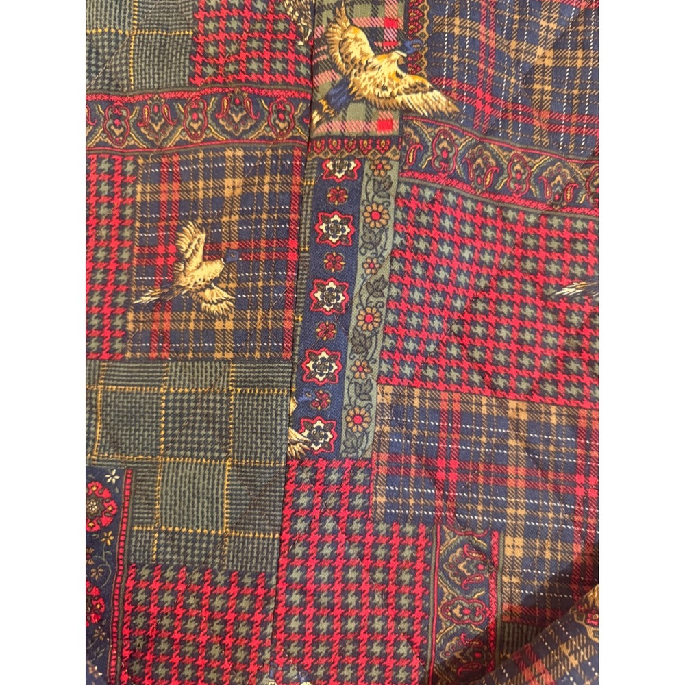 David Brooks Vintage Quilted Patchwork Blazer Pheasant Plaid Womens 4 Old Money - Picture 11 of 11